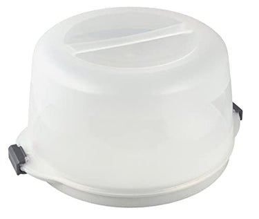 Dr. Oetker Transportbox für Kuchen extra hoch – Runde Tortentransportbox mit Einlegeboden – Platz für 20 cm hohe Kuchen und Torten ( mit Dekoration bis zu 20cm ) im Sale